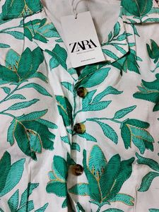 Zara Floral Print Shirt gift 🧧🎁