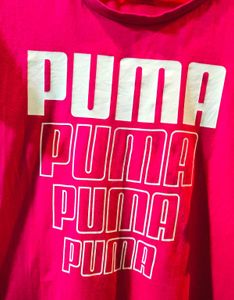 Puma Pink Graphic T-Shirt for women