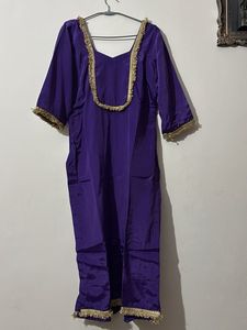 Elegant Purple Kurta Set