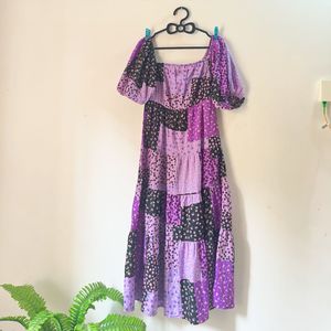 vintage midi length dress