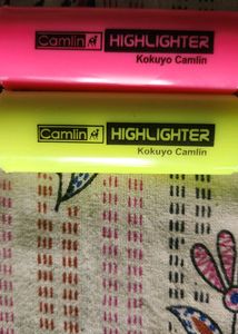 Kokuyo Camlin Highlighter Pen Multicolor Set of 4