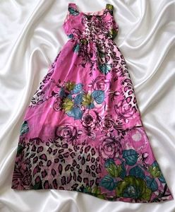 Flowy Floral &  Print Maxi Dress