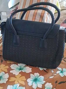 Caprese Stylish Navy Blue Handbag