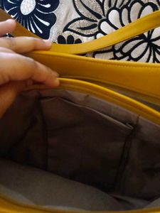 original ollee Stylish Yellow Handbag
