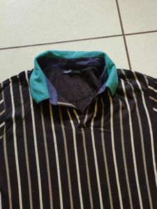 Men's Striped Polo T-Shirt