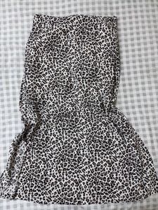 Leopard Print Midi Skirt