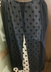 Soft cotton fitted dress with georgette layer