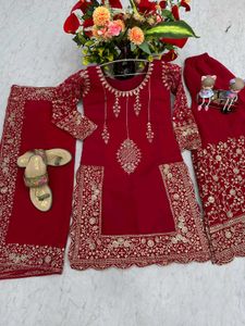New Designer Party Wear Suit Palazzo Pair
