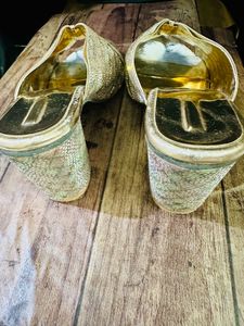 Embellished Block Heel Sandals