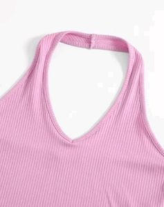 Pink Halter Top