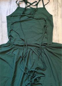 Fit and flare, back gorgeous design mini dress
