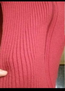 Ribbed Zip-Up Sweater