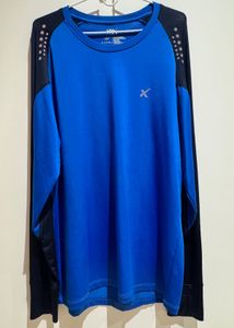 HRX - Men's Blue Long Sleeve Athletic Jersey