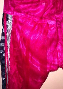 pure georgette kurti and net patiala suit with dup