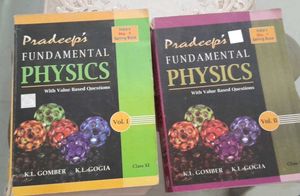 Pradeep's Fundamental Physics Class XI Vol I & II