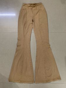Nude Flare Pants