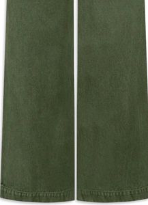 Nue Notes Flared Green  Denim