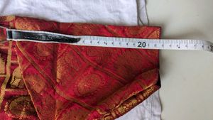 Designer Red &amp; Gold Banarasi Silk Blouse