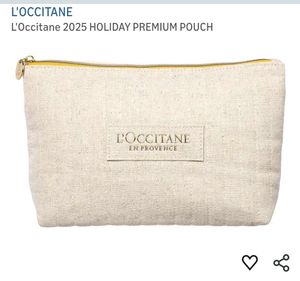 L'Occitane HOLIDAY EDITION PREMIUM POUCH 👝🌷