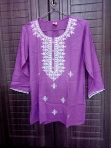 Cotton Short Kurti Set