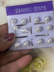 Girls Earrings 6 Pairs