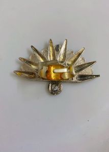 Boho Oxidized Ring with Mirror