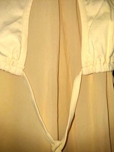 Peach Asymmetrical High-Low Top – (Tag Miss)