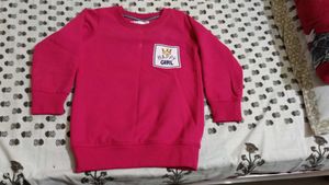 Cute Pink "Happy" Sweatshirt