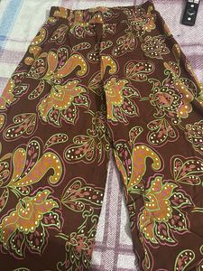 Boho Paisley Print Palazzo Pants