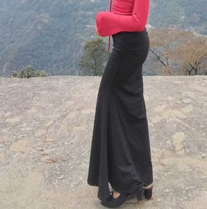 Savana Black Gathered Mermaid Skirt | Size S