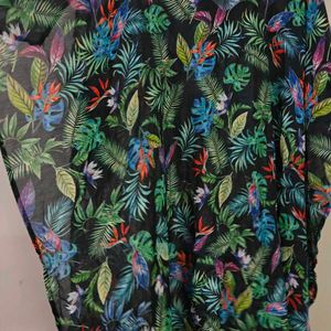 Tropical beach coverup
