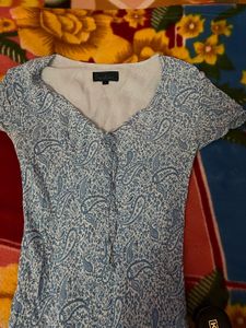 Blue Paisley Midi Sundress