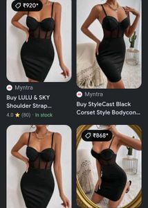 sexyy Elegant Black Mini Dress