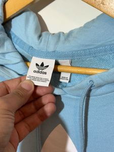 Adidas Trefoil Hoodie - Light Blue