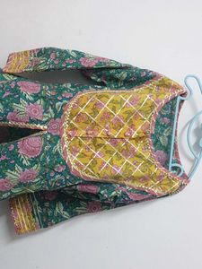 Floral Print Kurta with Palazzo &amp; Dupatta