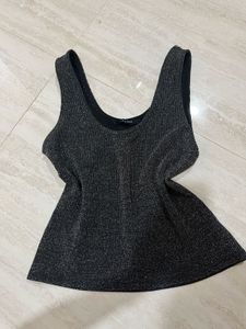 Sparkly Ribbed Tank Top