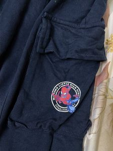 Navy Blue Cargo Joggers