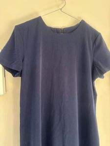 Navy Blue T-Shirt Dress