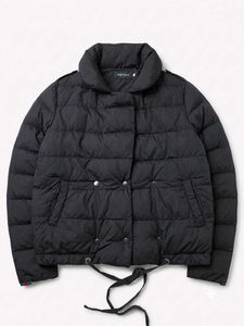 Korean Double Breasted Puffer Bomber Jacket