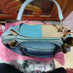 Colorblock Shoulder Handbag