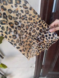 Leopard Print Kimono Cover-Up