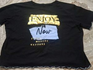 black crop top for girls