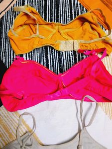 Set of 4 Colorful Bras