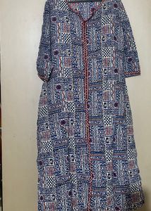 Vibrant Digital Printed Kurta