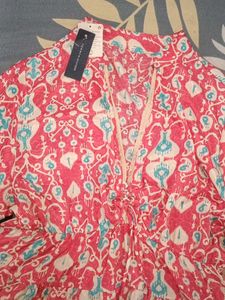 Bohemian Print Tiered Mini Dress