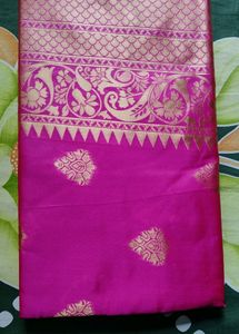 New Half Zari Buta Saree