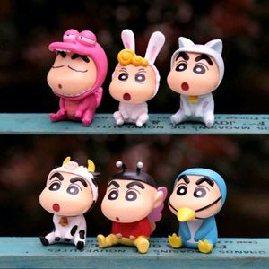 Shin Chan chibi anime action figures set of 6