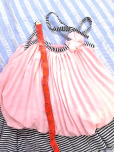 Girls' Pink Top &amp; Skirt Set