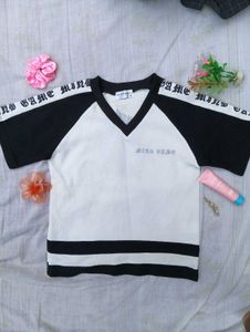 Dragon White Black Top