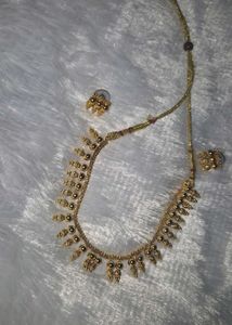 Elegant Emerald &amp; Gold Jewelry Set